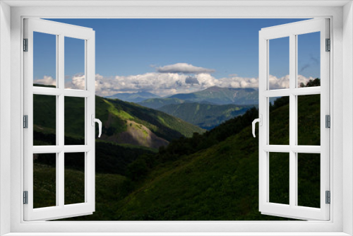 Fototapeta Naklejka Na Ścianę Okno 3D - Majestic mountain landscapes of the Caucasian reserve