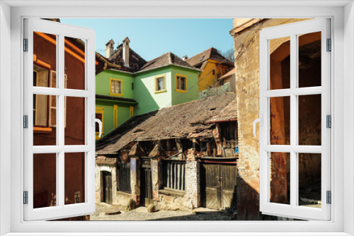 Fototapeta Naklejka Na Ścianę Okno 3D - Romania Sighisoara borgo