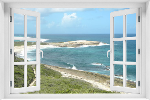 Fototapeta Naklejka Na Ścianę Okno 3D - Guadeloupe, Pointe des châteaux