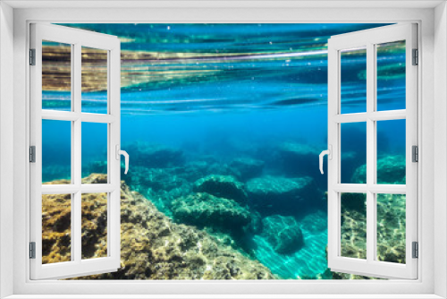 Fototapeta Naklejka Na Ścianę Okno 3D - My Under Water World
