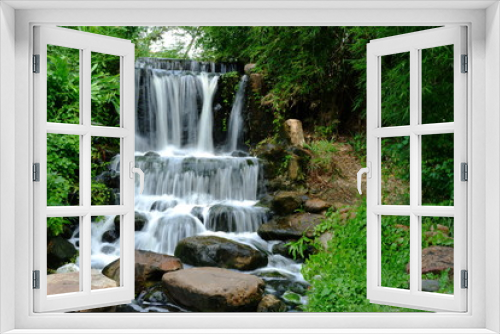 Fototapeta Naklejka Na Ścianę Okno 3D - Beautiful waterfall