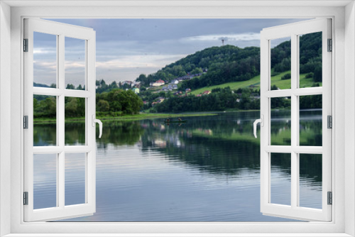 Fototapeta Naklejka Na Ścianę Okno 3D - jezioro, zalew