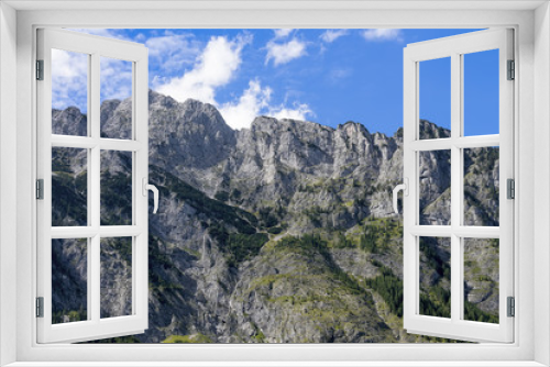Fototapeta Naklejka Na Ścianę Okno 3D - Blick vom Königssee zum Watzmannmassiv