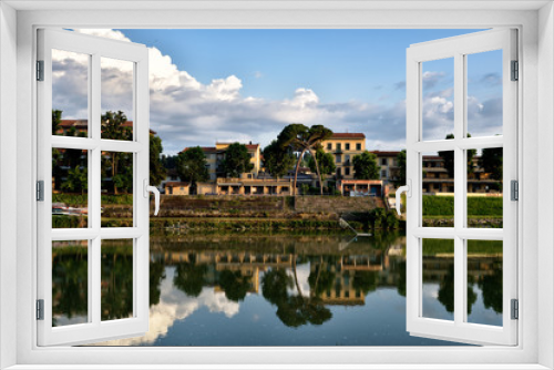 Fototapeta Naklejka Na Ścianę Okno 3D - Arno river / Florence My city My love