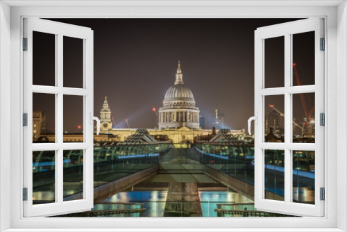 Fototapeta Naklejka Na Ścianę Okno 3D - Saint Paul's Cathedral