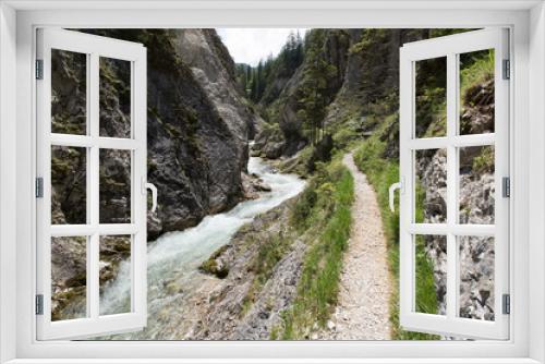 Fototapeta Naklejka Na Ścianę Okno 3D - Gleirschklamm