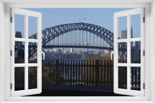 Fototapeta Naklejka Na Ścianę Okno 3D - Sydney Harbor Bridge over Lavender Bay