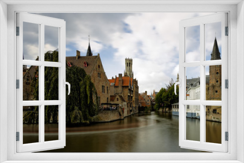 Fototapeta Naklejka Na Ścianę Okno 3D - Old town of Bruges..