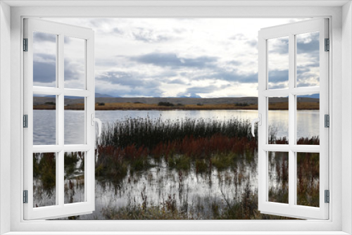 Fototapeta Naklejka Na Ścianę Okno 3D - Lago Argentino en Patagonie, Argentine