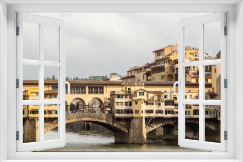 Fototapeta Naklejka Na Ścianę Okno 3D - Coating bridge. Italy.