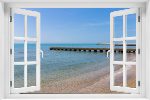 Fototapeta Naklejka Na Ścianę Okno 3D - Spiaggia di Caorle Lido Altanea