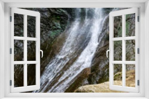 Fototapeta Naklejka Na Ścianę Okno 3D - Makhuntseti waterfall near Batumi in Adjara region, Georgia