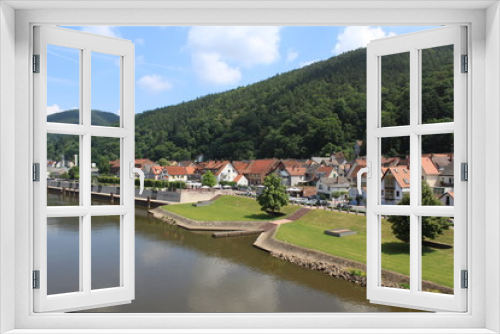 Fototapeta Naklejka Na Ścianę Okno 3D - Blick auf Freudenberg am Main