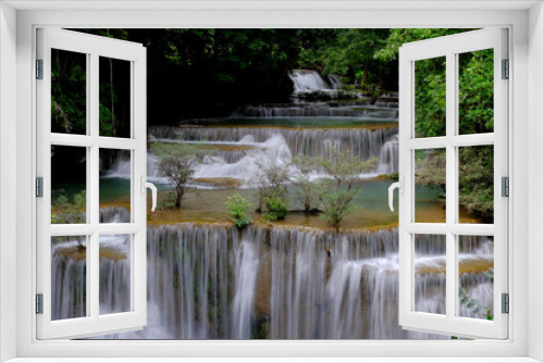 Fototapeta Naklejka Na Ścianę Okno 3D - Beautiful water fall in Thailand,