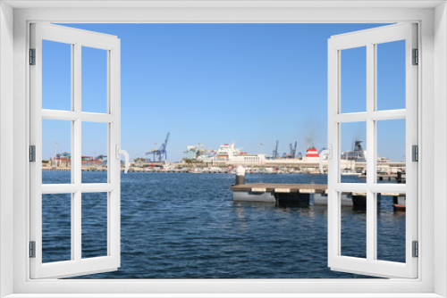 Fototapeta Naklejka Na Ścianę Okno 3D - Port of Valencia Spain Mediterranean Sea