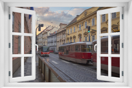 Fototapeta Naklejka Na Ścianę Okno 3D - beautiful old streets of Prague.