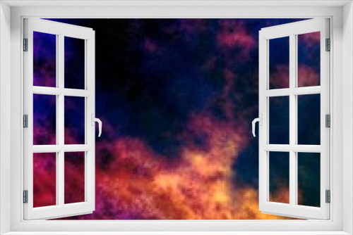 Fototapeta Naklejka Na Ścianę Okno 3D - Space Nebulae Background 05