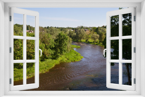 Fototapeta Naklejka Na Ścianę Okno 3D - View to the river.