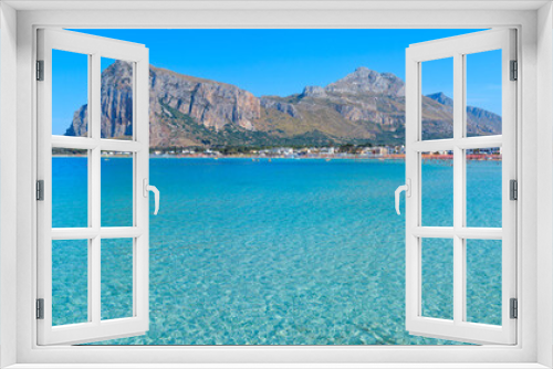 Fototapeta Naklejka Na Ścianę Okno 3D - San Vito lo Capo beach, Sicily, Italy