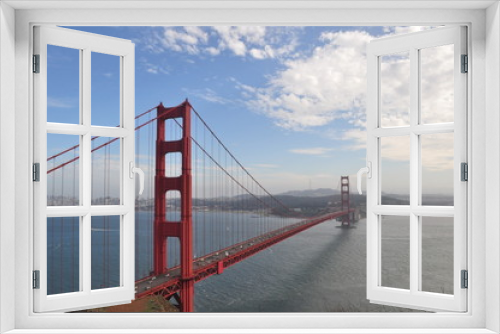 Fototapeta Naklejka Na Ścianę Okno 3D - San Francisco Golden Gate Bridge