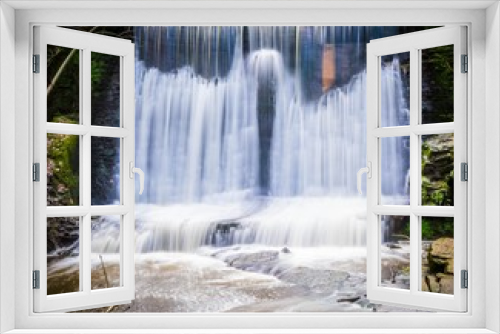 Fototapeta Naklejka Na Ścianę Okno 3D - Waterfalls @ Wepre