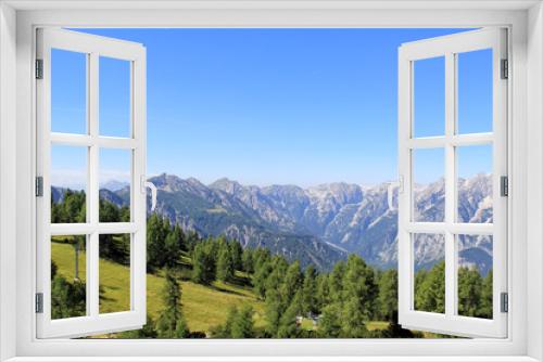 Fototapeta Naklejka Na Ścianę Okno 3D - Alpenpanorama
