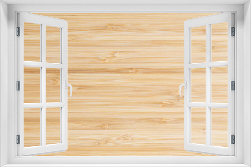 Fototapeta Naklejka Na Ścianę Okno 3D - Bamboo surface merge for background, top view brown wood paneling