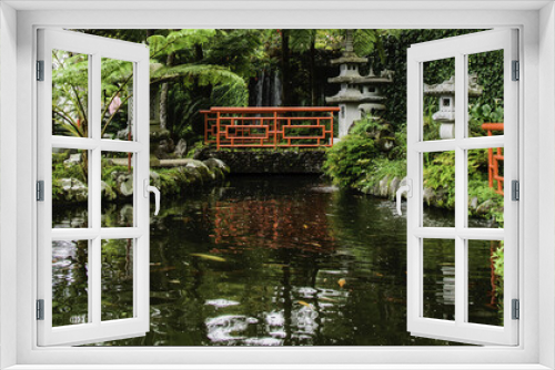 Fototapeta Naklejka Na Ścianę Okno 3D - Asian garden