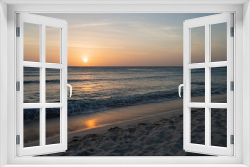 Fototapeta Naklejka Na Ścianę Okno 3D - Beautiful Beach at Sunset