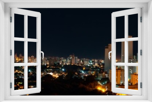 Fototapeta Naklejka Na Ścianę Okno 3D - Panorama noturno - Londrina, PR