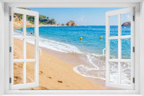 Fototapeta Naklejka Na Ścianę Okno 3D - plage deTossa de Mar, Costa Brava, Espagne
