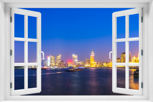 Fototapeta Naklejka Na Ścianę Okno 3D - panoramic city skyline in urban