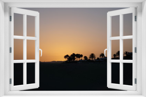 Fototapeta Naklejka Na Ścianę Okno 3D - tramonto playa del ingles2