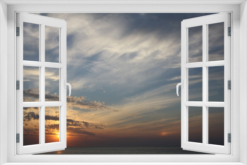 Fototapeta Naklejka Na Ścianę Okno 3D - Sonnenuntergang