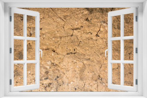 Fototapeta Naklejka Na Ścianę Okno 3D - Ancient wall of sandstone, texture