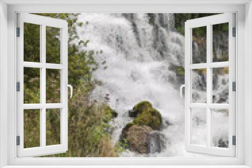 Fototapeta Naklejka Na Ścianę Okno 3D - Cascate del Rio Bianco, Northern Italy