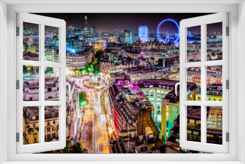 Fototapeta Naklejka Na Ścianę Okno 3D - The London Skyline Panoramic