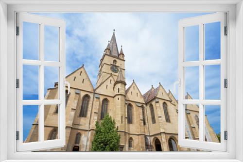 Fototapeta Naklejka Na Ścianę Okno 3D - Evangelical Cathedral in Sibiu