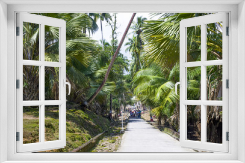 Fototapeta Naklejka Na Ścianę Okno 3D - The island of Ross Andaman Sea a beautiful landscape

