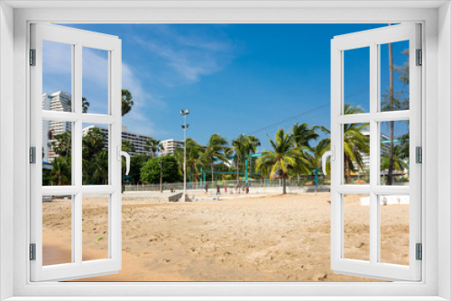 Fototapeta Naklejka Na Ścianę Okno 3D - View of beach in Pattaya