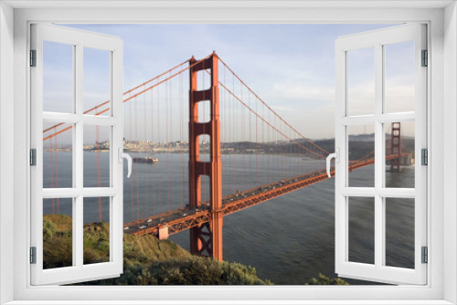 Fototapeta Naklejka Na Ścianę Okno 3D - San Francisco Golden Gate Bridge