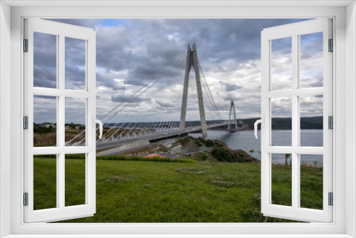 Fototapeta Naklejka Na Ścianę Okno 3D - Yavuz Sultan Selim Bridge , latest photos, Istanbul, Turkey