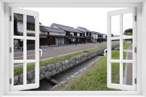 Fototapeta Naklejka Na Ścianę Okno 3D - 橿原市今井町の街並み
