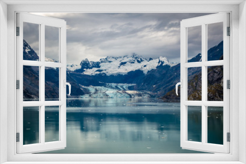 Fototapeta Naklejka Na Ścianę Okno 3D - John Hopkins Glacier