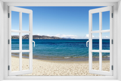 Fototapeta Naklejka Na Ścianę Okno 3D - La Nartelle beach - Sainte Maxime - French Riviera - France