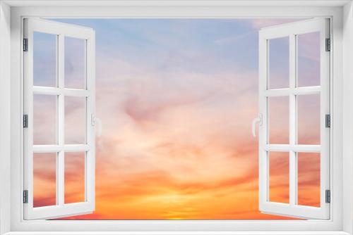 Fototapeta Naklejka Na Ścianę Okno 3D - Colorful sunset twilight sky