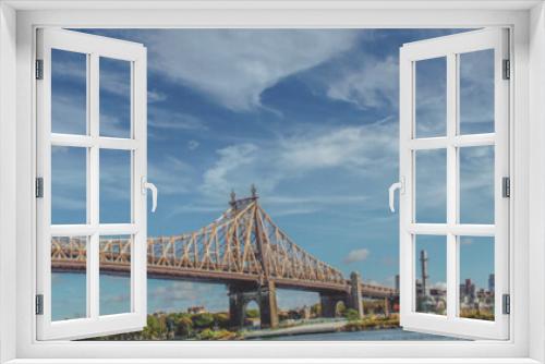 Fototapeta Naklejka Na Ścianę Okno 3D - bridge cross the island panorama