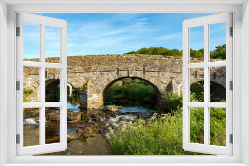Fototapeta Naklejka Na Ścianę Okno 3D - Dartmoor, Devon, England