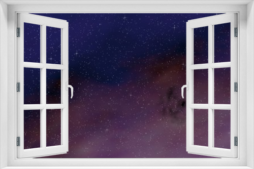 Fototapeta Naklejka Na Ścianę Okno 3D - Colorful and beautiful space background. Outer space. Starry outer space texture. 3D illustration