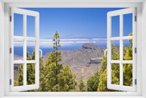 Fototapeta Naklejka Na Ścianę Okno 3D - Gran Canaria, view from Las Cumbres